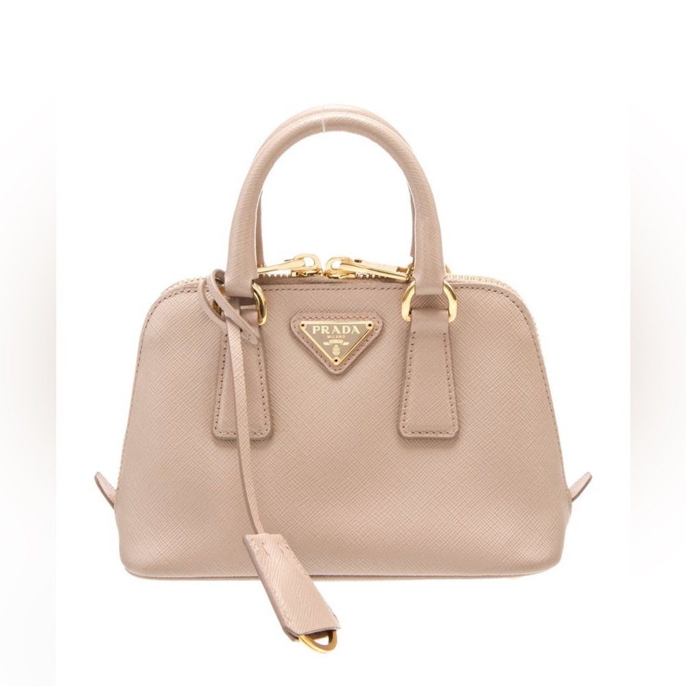 prada saffiano lux leather mini promenade crossbody bag